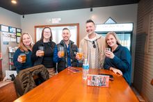 Raising a glass to Pour Tour 4.0 at at Forbes Trail Brewing, Stoystown. 