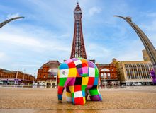 Elmer at Blackpool Tower