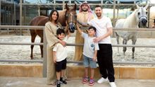 Lionel Messi visitó Arabia Saudita junto a su familia