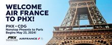 First-Ever Nonstop Flight between Phoenix and Paris to Start in May 