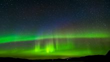 Northern Lights over the Isle of Skye, Scotland