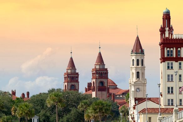 St. Augustine's Historic Skyline is preserved to reflect the city's European heritage