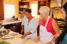 Cooking with Nicole Arthurton Dennis in Antigua