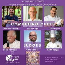 Top CHefs from the region will come to compete during the American Culinary Federation (ACF) Sanctioned Cooking Competition at the Hastings Cabbage, Potato, and Bacon Festil April 27 & 28, 2024.