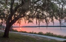 Ocean Springs Front Beach Sunset 