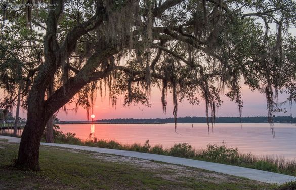 Ocean Springs Front Beach Sunset 