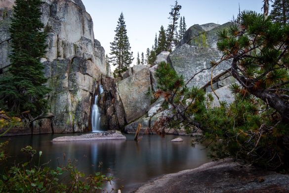 Roadside Waterfall on Highway 108- Sonora Pass 