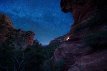 Star Gazing at Sedona - Fay Canyon Trail 