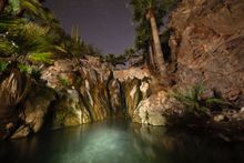 Castle Hot Springs Inducted into Historic Hotels of America - Springs at night 