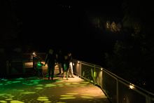 Floodlit Three Sisters at Nocturnal 