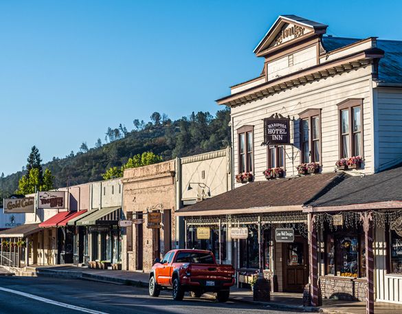 Downtown Mariposa, California