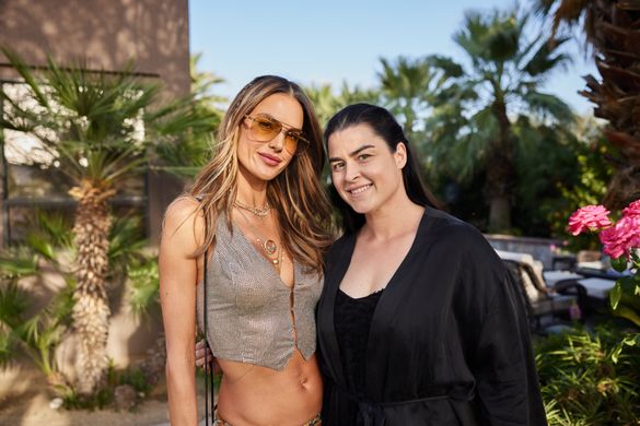 Alessandra Ambrosio, international supermodel & Amanda Archer FOUNDER | CEO FAWC House