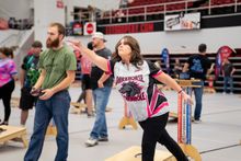 Nearly 1,500 attended the American Cornhole Organization's tournament in Clarksville in January 2024.