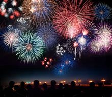 One of the largest 4th of July fireworks display on the East Coast take place along St. Augustine's Matanzas Bay.