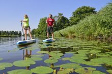 Stand-up Paddling auf der Hunte in Oldenburg mit dem SUP Team Oldenburg