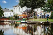 Tretbootverleih Bootzeit an der Mühlenhunte in Oldenburg