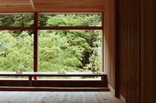 counter seats to enjoy  a view of nature