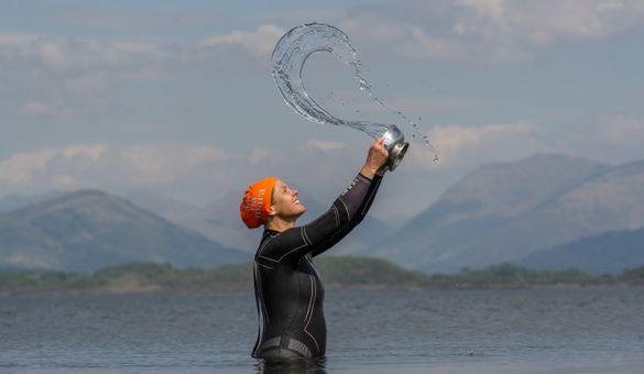 Emma MacDonald, owner of Wild Hebridean Swimming, launches the Argyll and Isles Tourism Cooperative’s new drive to revive the ancient healing properties in the heartland of the historic Gaelic kingdom of Dál Riata – the coast of the Gaels - now known as A