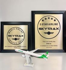 EVA Air won SKYTRAX’s Five-Star Airlines for nine consecutive years and the 1st place in “Best Premium Economy Class Airline Catering” and “Best Premium Economy Class Onboard Catering in Asia” at the award ceremony.