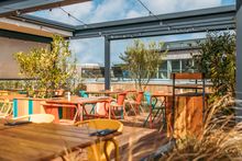 CARGO poolside dining at Una St Ives