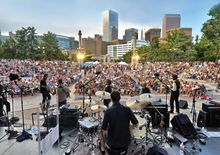 Outdoor Festival in Civic Center Park