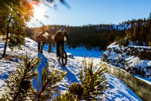 Fat biking in the Yukon