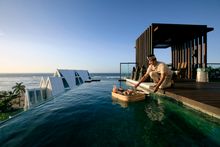 Floating Breakfast at Sky Villa, The Ritz-Carlton, Bali