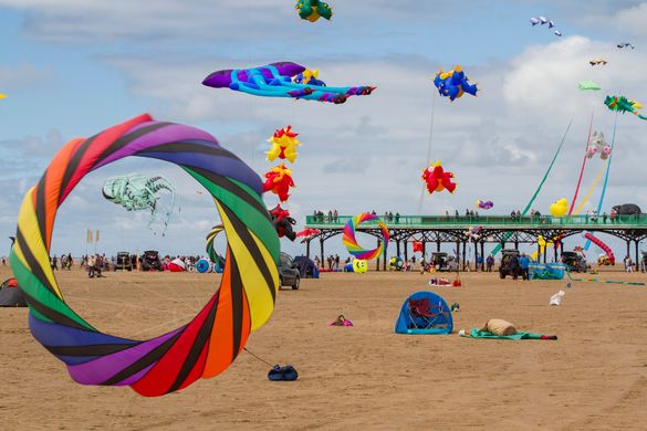 St Annes Kite Festival is just one of the many Events taking place at the end of summer in Lancashire 