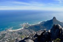 View from the top of Table Mountain, South Africa