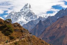 Camp at Thyangboche 