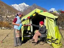 World Expeditions Exclusive Campsite in the Everest Region