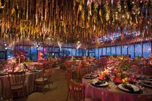 A Lavish Dining Reception Setup inside Mulia Glass House