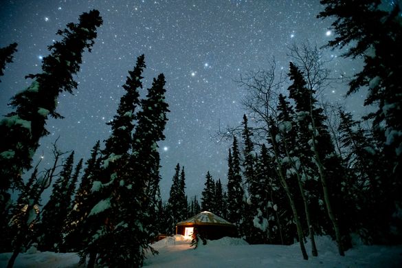 Yurt in Dawson City, Yukon