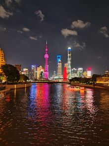 Shanghai at night