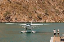 Sea Plane at Horizontal Falls, Talbot Bay (Tourism Western Australia)