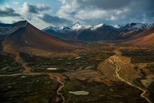 The Spectrum Range in Mount Edziza Provincial Park. Photo Credit: Northern BC Tourism/Andrew Strain