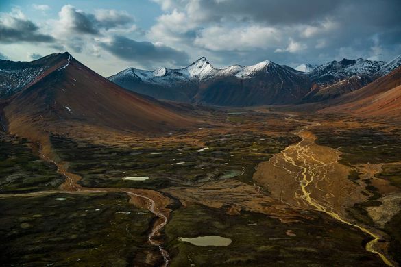 The Spectrum Range in Mount Edziza Provincial Park. Photo Credit: Northern BC Tourism/Andrew Strain