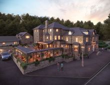 Artist impression of The Swallow Falls Inn, Betws-y-coed