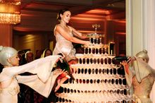 Hyatt Hotel Canberra 10 tier champagne tower for Centenary Gala 