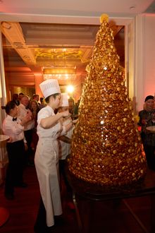 Hyatt Hotel Canberra 2m croquembouche tower