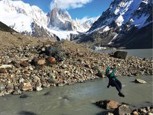 River crossing around Fitz Roy & Cerro Torre