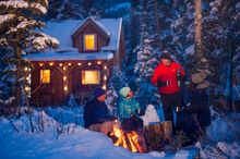 Annie Lake fire and cabin, Yukon