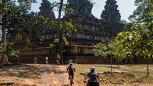 Cambodia cycling with World Expeditions