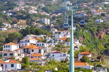 Cable cars over Funchal, Madeira