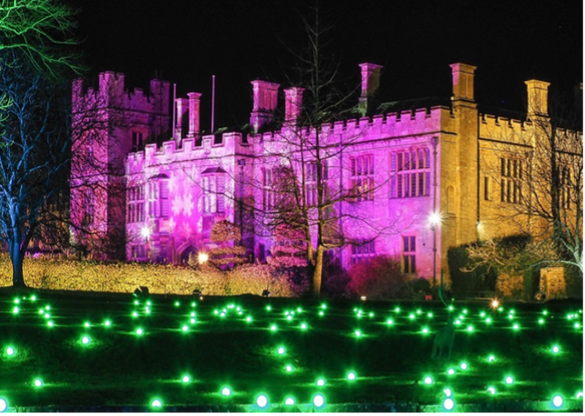 Spectacle of Light at Sudeley Castle - Castle Frontage