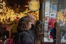 Shoppers enjoy local finds in historic downtown Clarksville.