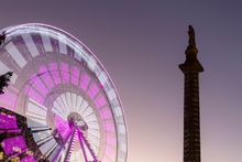 Christmas Fair In George Square, Glasgow