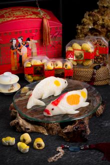 Nian Gao - the sticky rice cake eaten during the celebration, representing prosperity