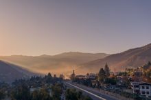 Sunrise in Thimphu Valley