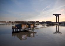 Le nouveau centre de bains froids (kallbadhus) de Landskrona